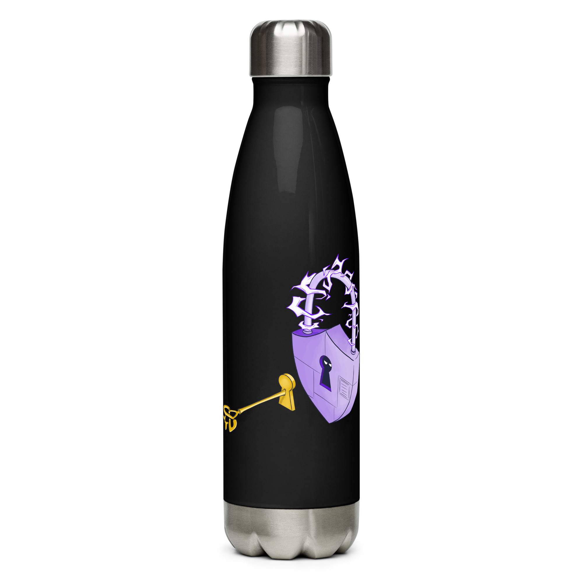 Stainless steel water bottle (Golden Key) - Image 2