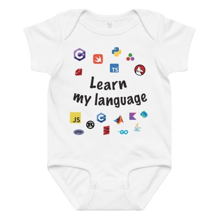 Baby jersey bodysuit